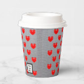 Gobelets En Papier Coeur (Droite)