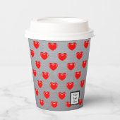 Gobelets En Papier Coeur (Recto)