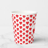 Gobelets En Papier Coeur 1er anniversaire (Droite)