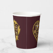 Gobelets En Papier Cœur de rouages Steampunk (Droite)