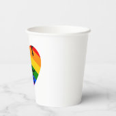 Gobelets En Papier Coeur gay (Verso)