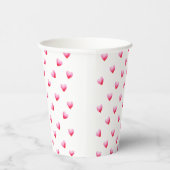 Gobelets En Papier Coeur rouge mignon romantique (Droite)