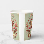 Gobelets En Papier Coeur vintage Valentine's day xoxo (Gauche)