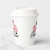 Gobelets En Papier Coeurs fleurissent à nouveau - Citation Florale In (Gauche)