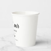 Gobelets En Papier Coeurs mignons M. et M. Gay Mariage (Gauche)