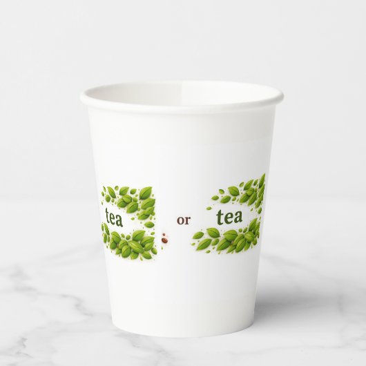 Gobelets En Papier Coffee or Tea  (Gauche)