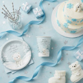Gobelets En Papier Cold Outside Winter Gender Neutral Baby Shower