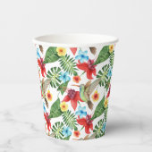 Gobelets En Papier Colibri tropical (Recto)