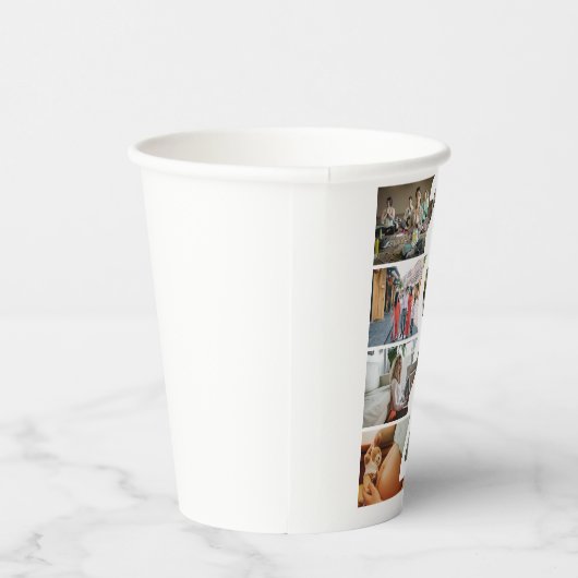 Gobelets En Papier Collage photo 2024 Tasse en papier (Droite)
