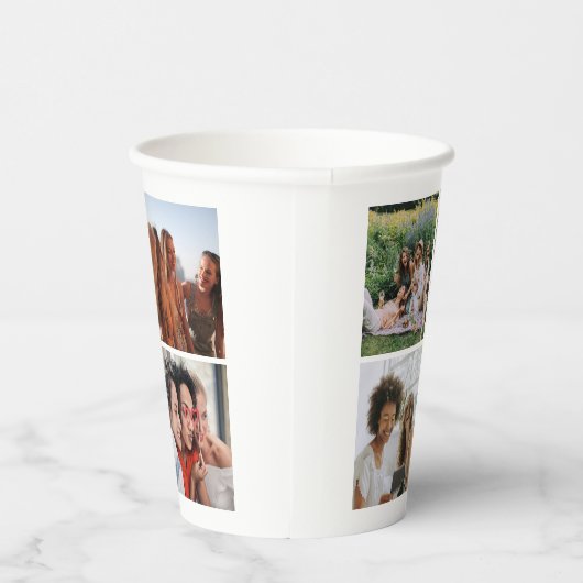 Gobelets En Papier Collage photo moderne simple (Droite)