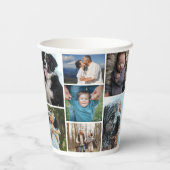 Gobelets En Papier Collage photo simple 7 Photos répétées (Verso)