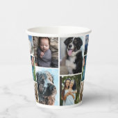 Gobelets En Papier Collage photo simple 7 Photos répétées (Gauche)