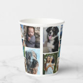 Gobelets En Papier Collage photo simple 7 Photos répétées (Droite)