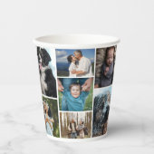 Gobelets En Papier Collage photo simple 7 Photos répétées (Recto)