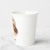 Gobelets En Papier collection beignes et café (Gauche)