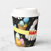 Gobelets En Papier Collection Bunny Pâques Boho (Recto)