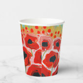 Gobelets En Papier Collection Champ Poppy (Droite)