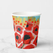 Gobelets En Papier Collection Champ Poppy (Recto)