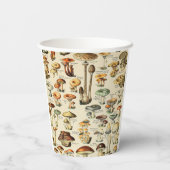 Gobelets En Papier Collection de champignons (Verso)