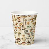 Gobelets En Papier Collection de champignons (Recto)