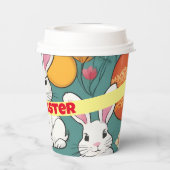 Gobelets En Papier Collection de Pâques Bunny tendance (Verso)