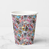 Gobelets En Papier College Dynamic Art Urban Graffiti motif (Recto)