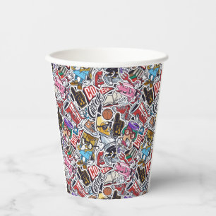 Gobelets En Papier College Dynamic Art Urban Graffiti motif
