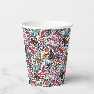 Gobelets En Papier College Dynamic Art Urban Graffiti motif