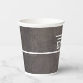 Gobelets En Papier Colonne Brown (Recto)