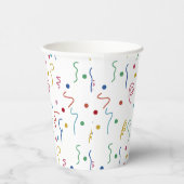 Gobelets En Papier Colored Party Confetti Pattern (Droite)