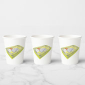 Gobelets En Papier Colorée argent américain espèces et pièces