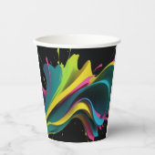 GOBELETS EN PAPIER COLORES (Recto)