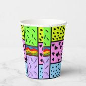 Gobelets En Papier colorés et motifs (Droite)