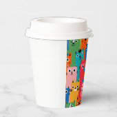 Gobelets En Papier Colorful cats (Droite)