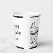 Gobelets En Papier Comic 2D Boys Deuxième fête d'anniversaire (Droite)