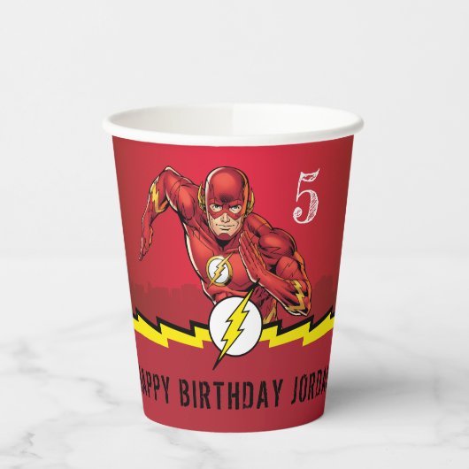 Gobelets En Papier Comics DC | Flash Anniversaire (Gauche)