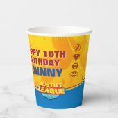 Gobelets En Papier Comics DC | Justice League - Anniversaire (Verso)