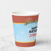 Gobelets En Papier Comics DC | Wonder Woman Anniversaire (Recto)