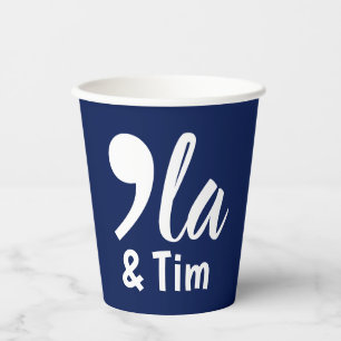 Gobelets En Papier Comma Kamala et Tim 2024