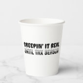 Gobelets En Papier Comptable drôle Halloween - Creepin'It Real (Verso)