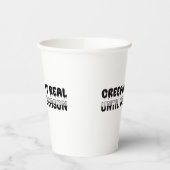 Gobelets En Papier Comptable drôle Halloween - Creepin'It Real (Gauche)