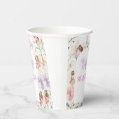Gobelets En Papier con diseño de hadas personalizado (Droite)
