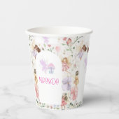 Gobelets En Papier con diseño de hadas personalizado (Recto)