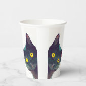 Gobelets En Papier Conception de chat Cute Peeeking (Gauche)