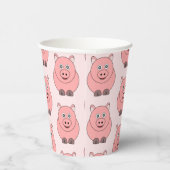 Gobelets En Papier Conception de cochon (Droite)