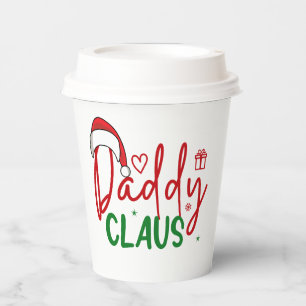 Gobelets En Papier Conception de Noël de Papa Noël