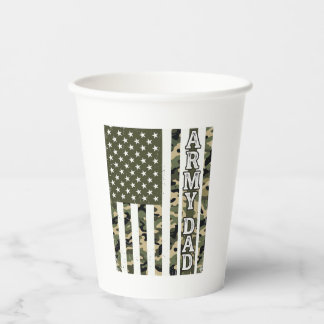 Gobelets En Papier Conception de T-shirt vintage Drapeau Américain Ca