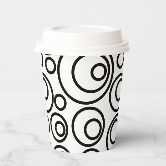 Gobelets En Papier Conception des cercles (Gauche)