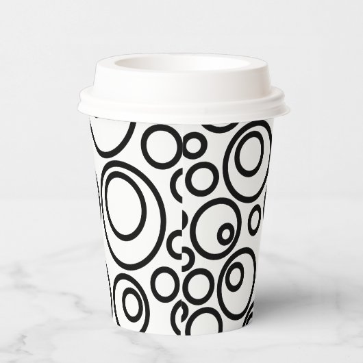 Gobelets En Papier Conception des cercles (Droite)