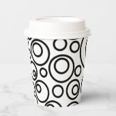 Gobelets En Papier Conception des cercles (Recto)